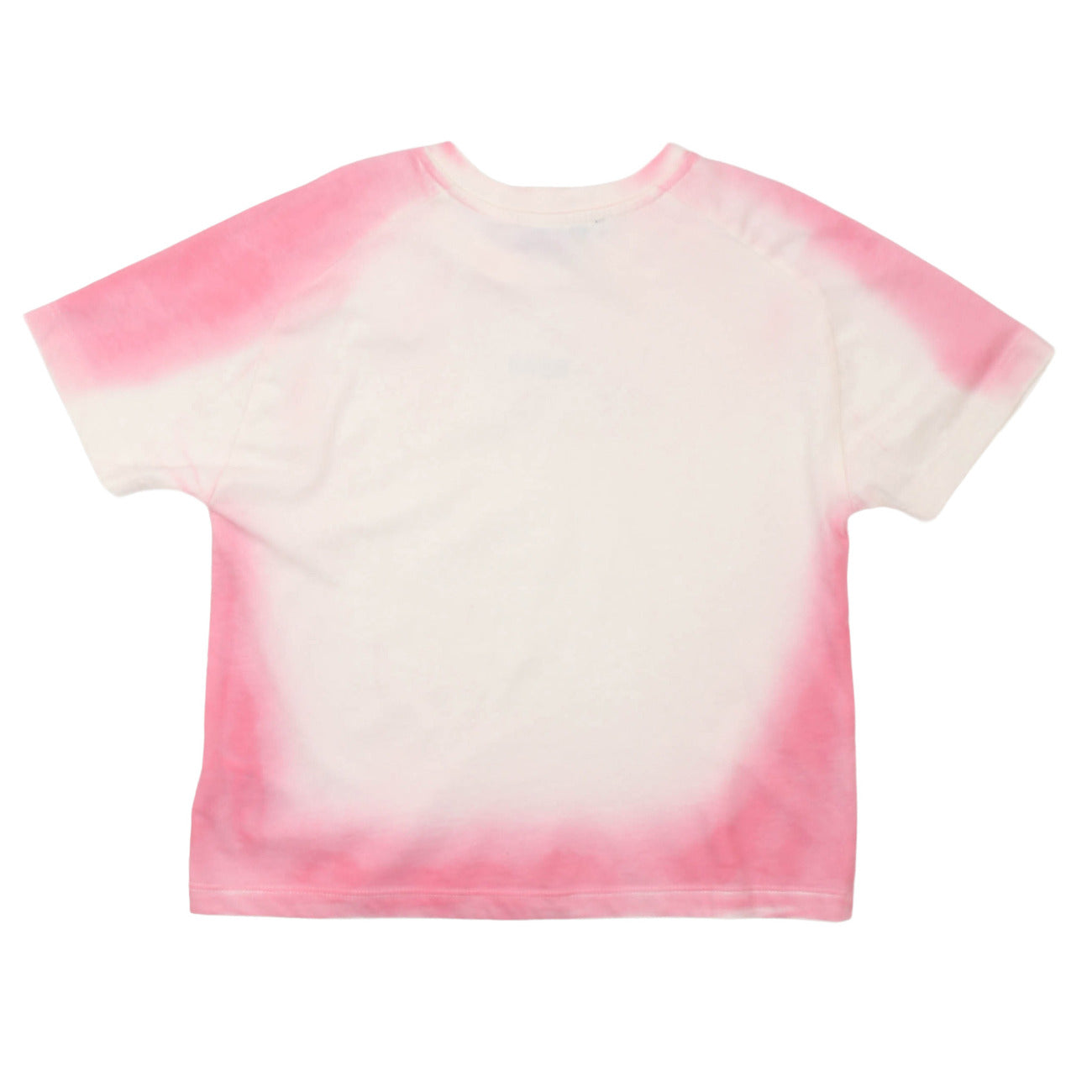 msgm - JERSEY AIRBRUSHED T-SHIRT GIRL PINK LILA