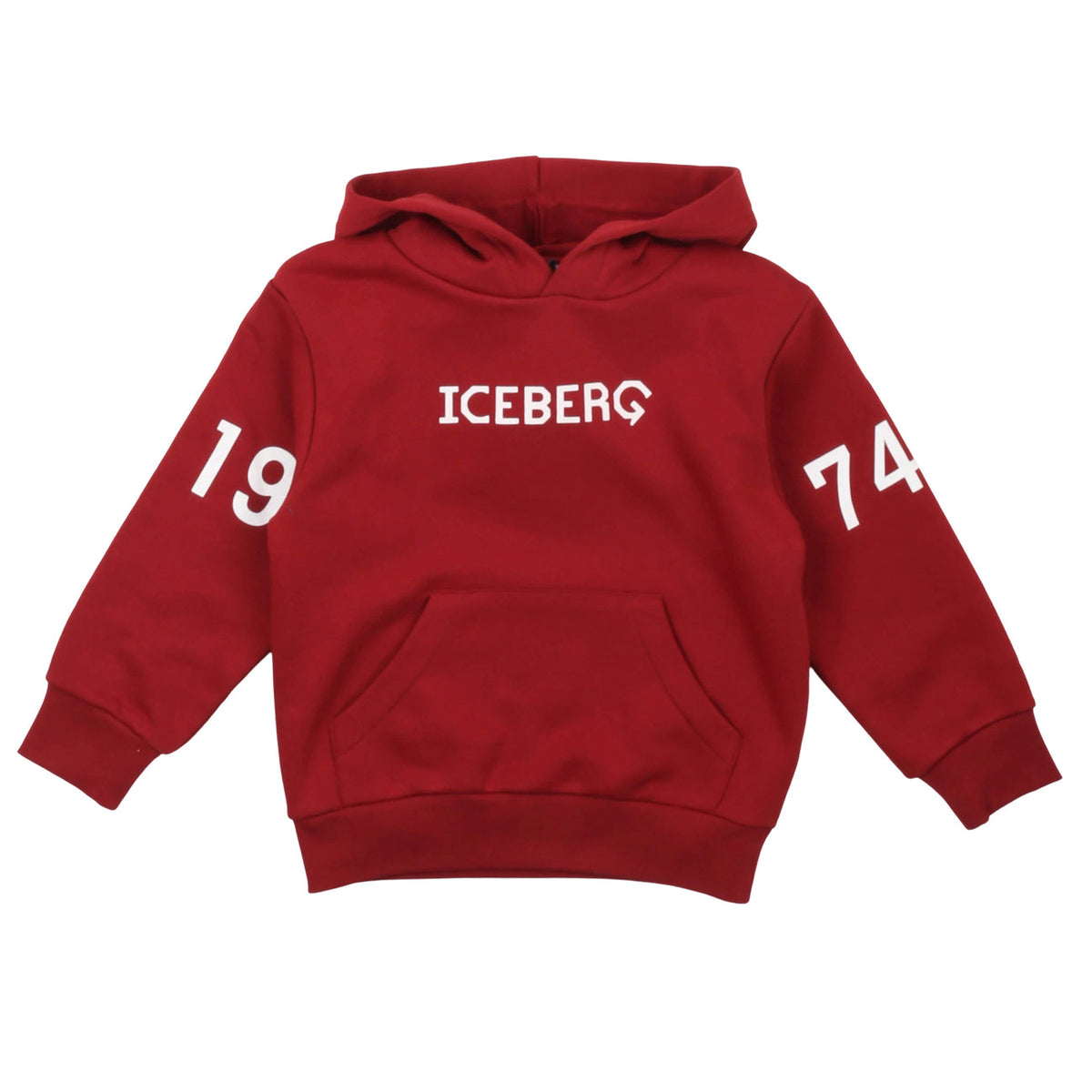 iceberg - FELPA CHIUSA CON CAPPUCCIO