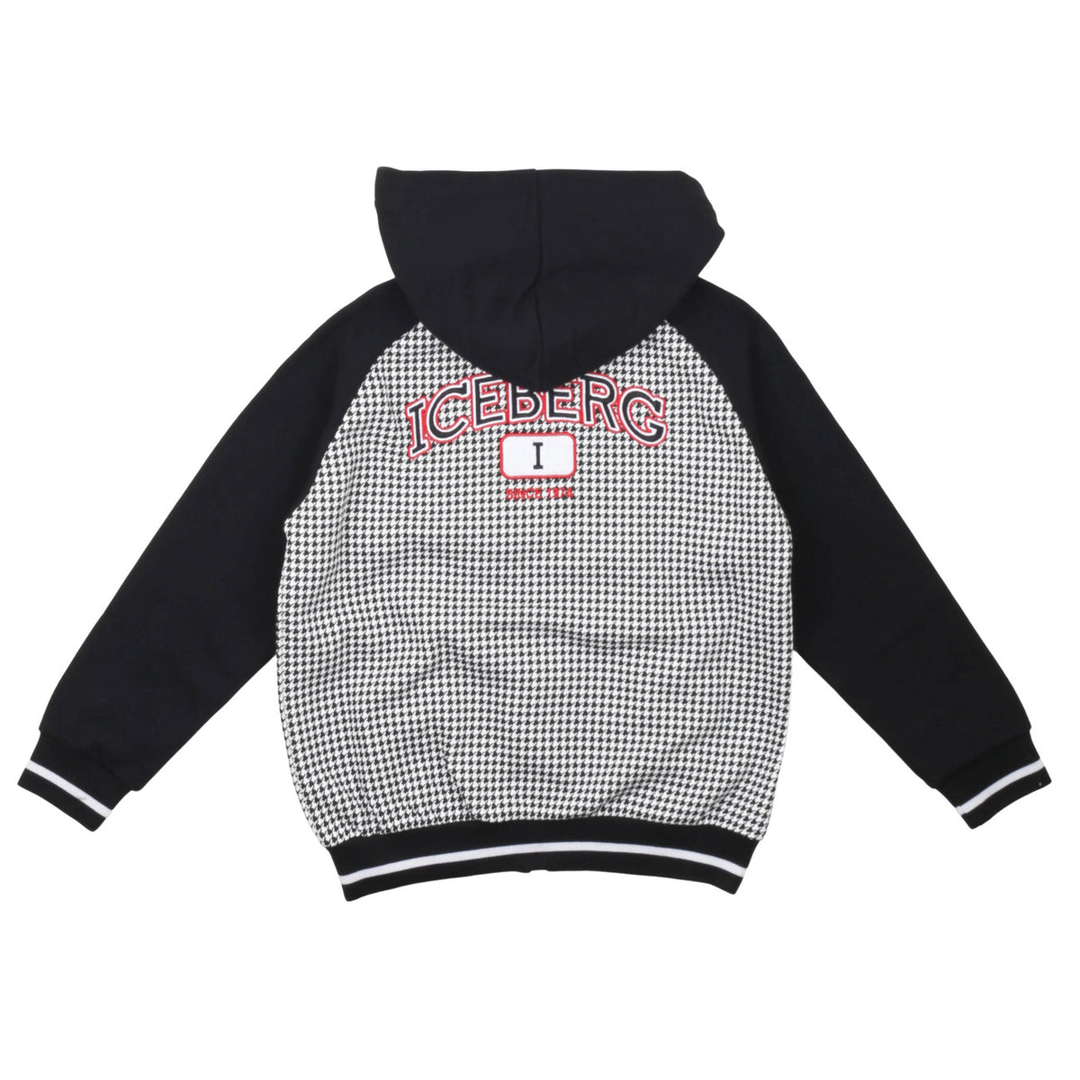 iceberg - FELPA CON ZIP E CAPPUCCIO