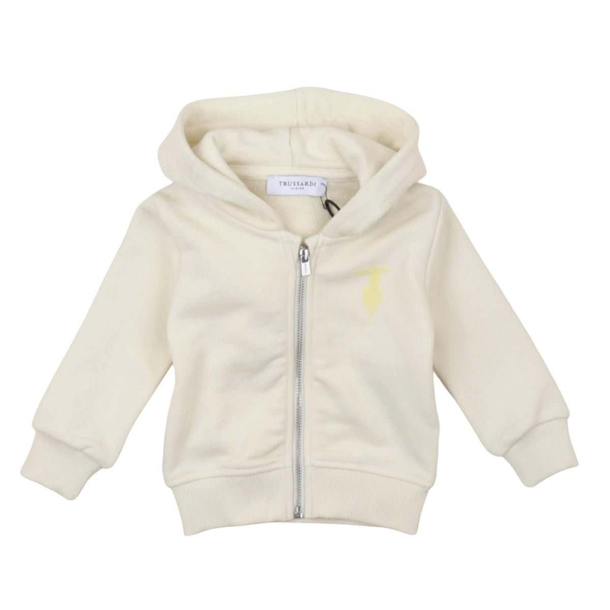 trussardi - FELPA CON ZIP KEYE