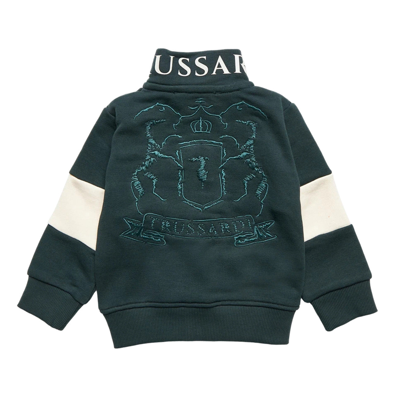 trussardi - FELPA CON ZIP ASOYI