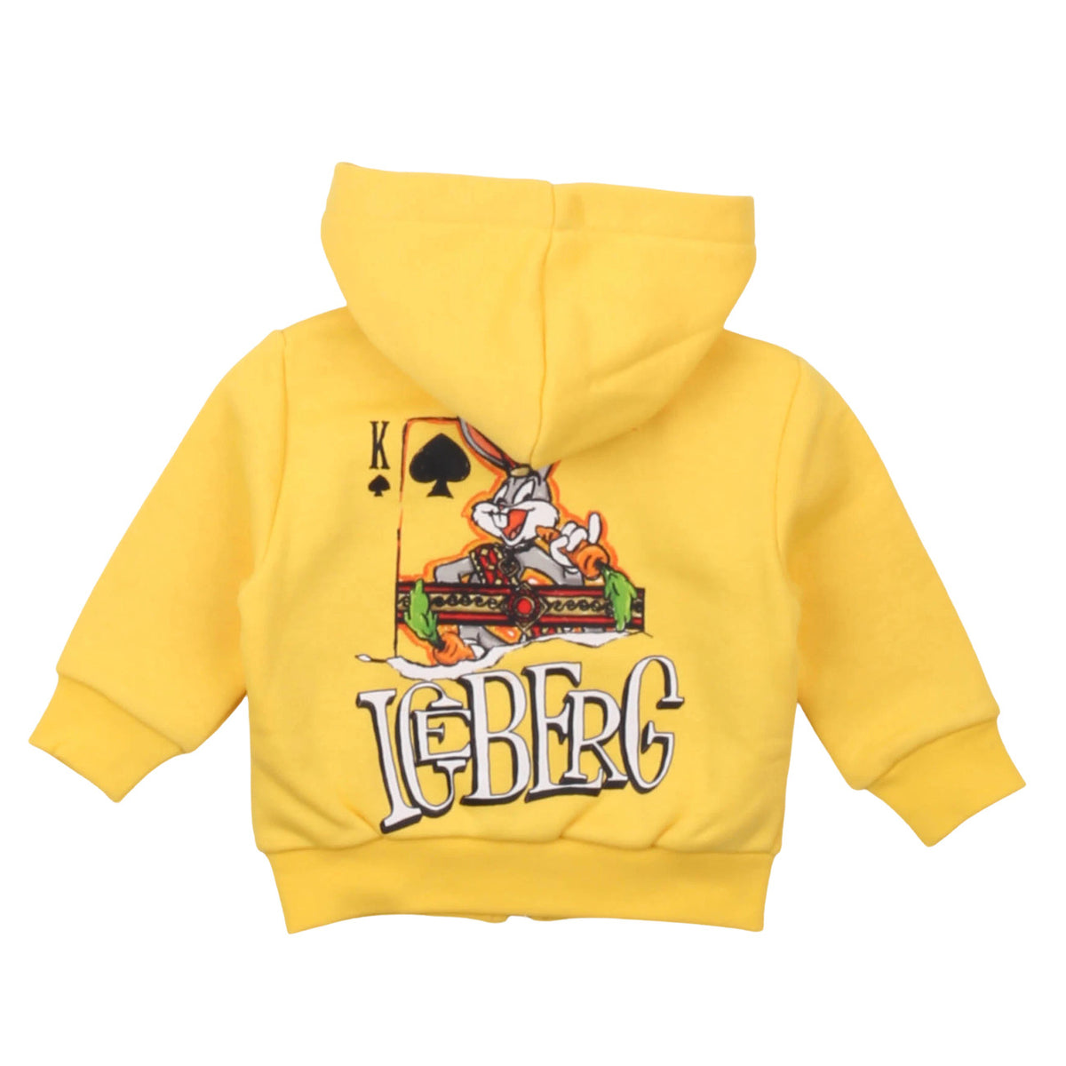 iceberg - FELPA APERTA CON CAPPUCCIO