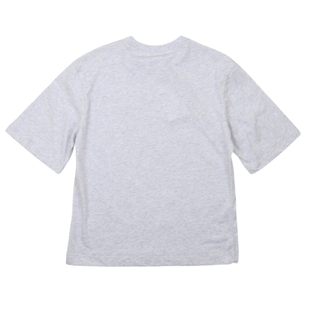 msgm - STUDDED JERSEY OVER  T-SHIRT GIRL GRIGIO