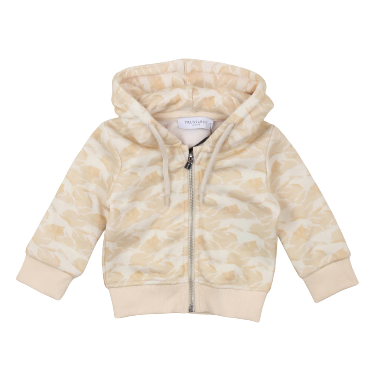 trussardi - FELPA CON ZIP PLOTIS