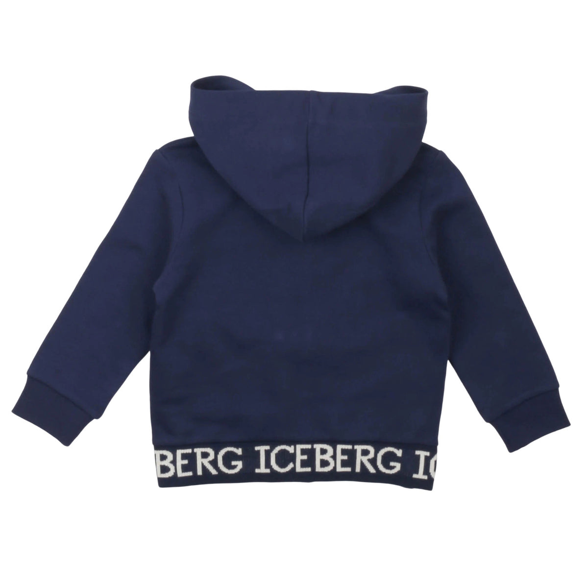 iceberg - FELPA CON ZIP E CAPPUCCIO