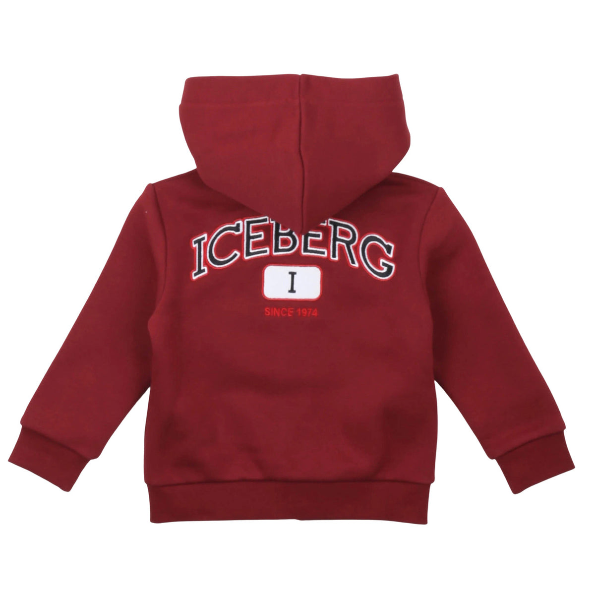 iceberg - FELPA CON ZIP E CAPPUCCIO