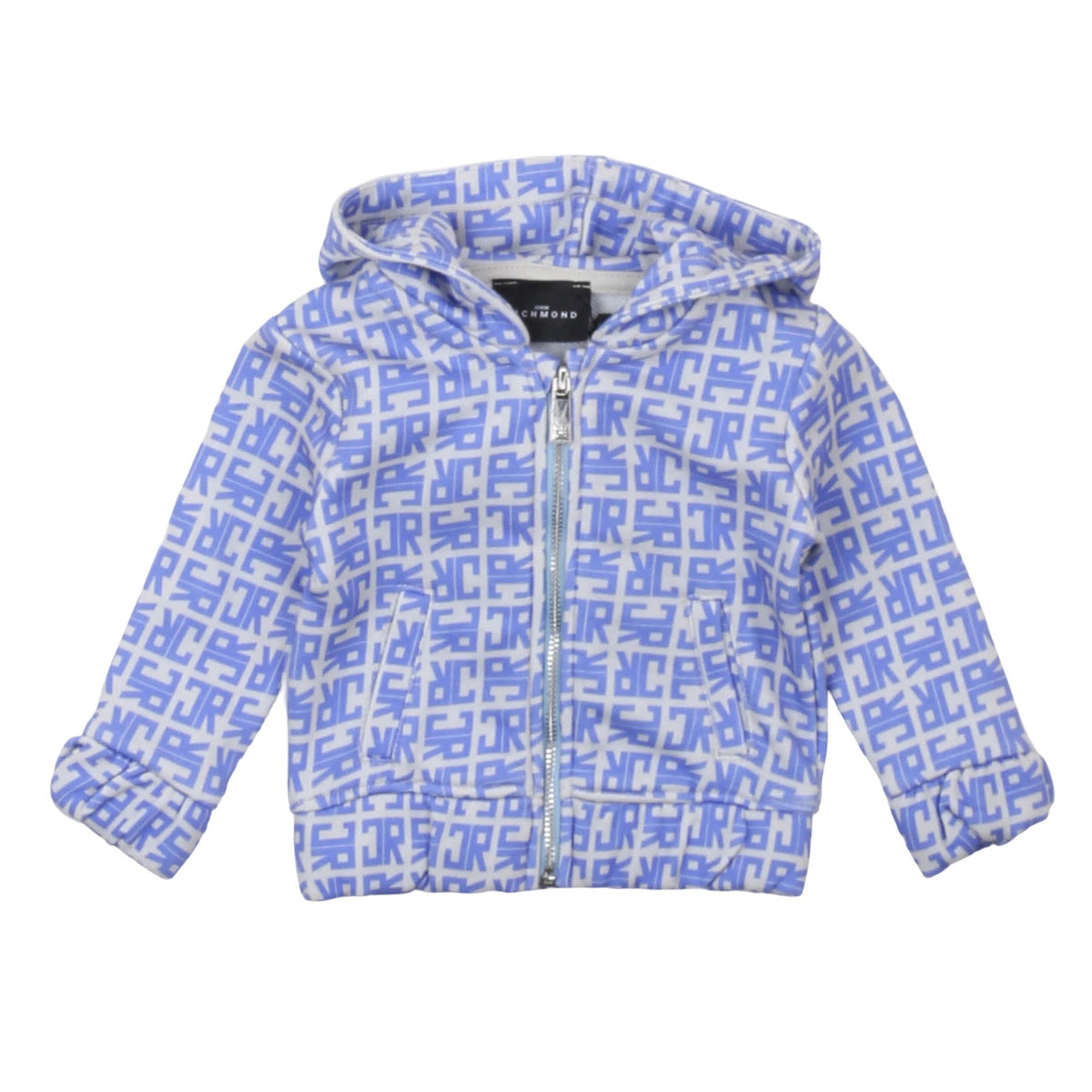 john richmond - FELPA CON ZIP CAMARI