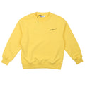 msgm - SWEATSHIRT UNISEX PRIMROSE YELLOW