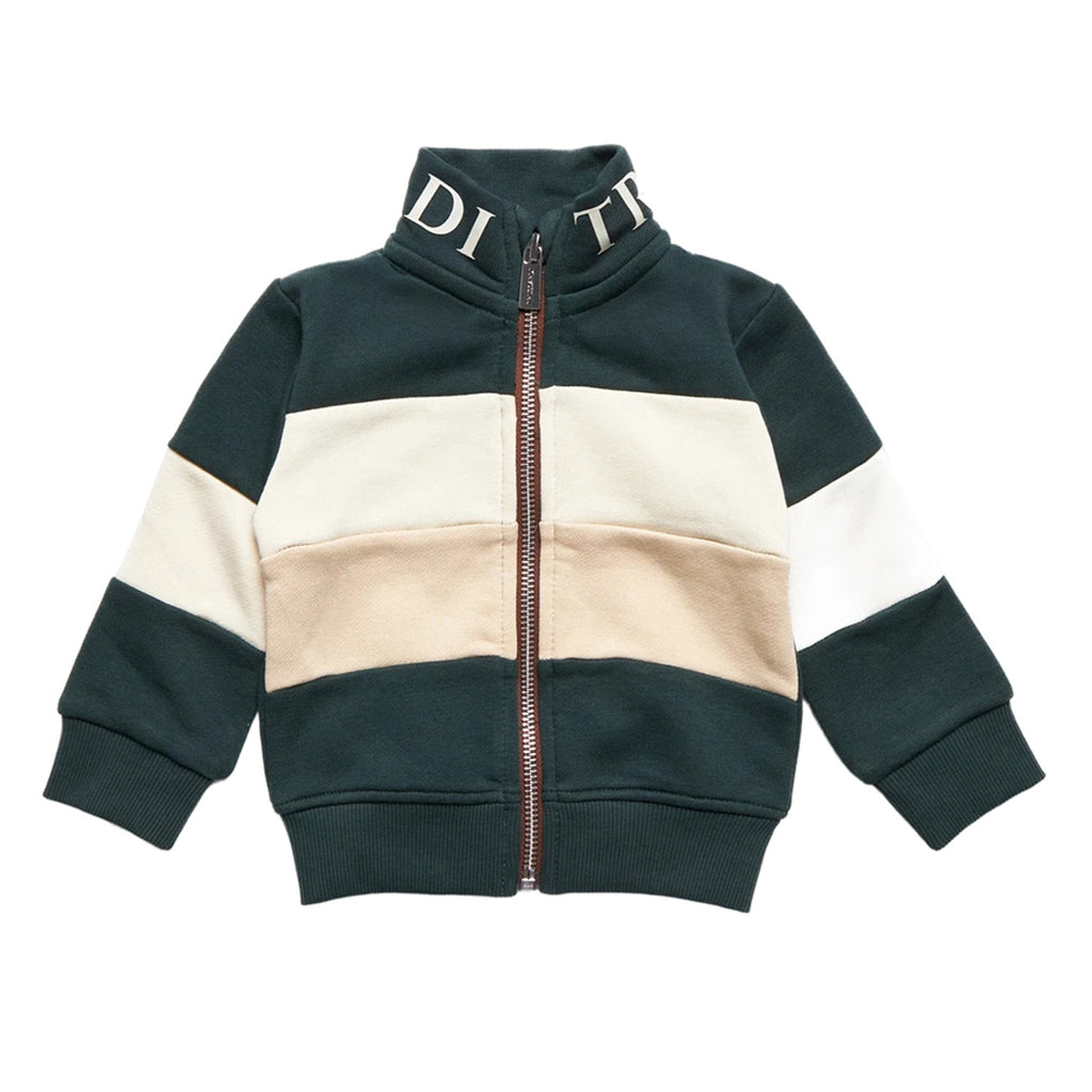 trussardi - FELPA CON ZIP ASOYI