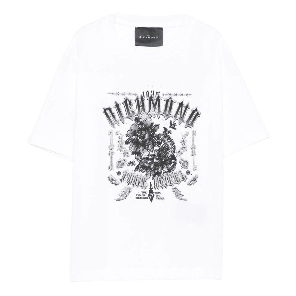 john richmond - T-SHIRT OVERSIZE UAKRO