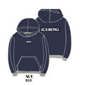 iceberg - FELPA CON CAPPUCCIO