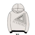 iceberg - FELPA CON CAPPUCCIO