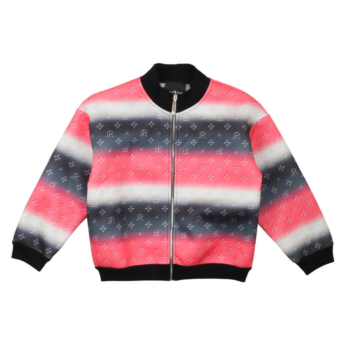 john richmond - FELPA CON ZIP BARGOMI