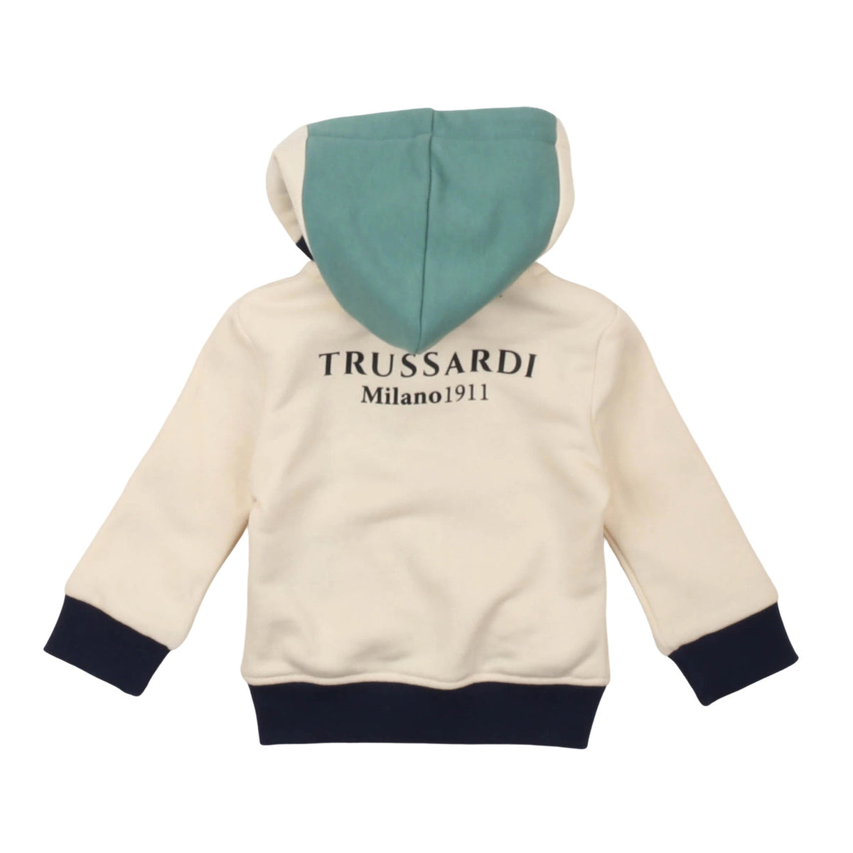 trussardi - FELPA CON ZIP ABOISSO