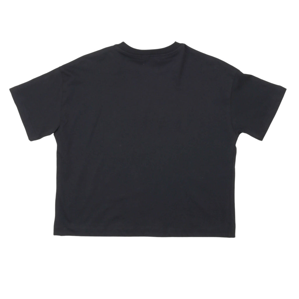 msgm - JERSEY BOX T-SHIRT GIRL NERO/BLACK