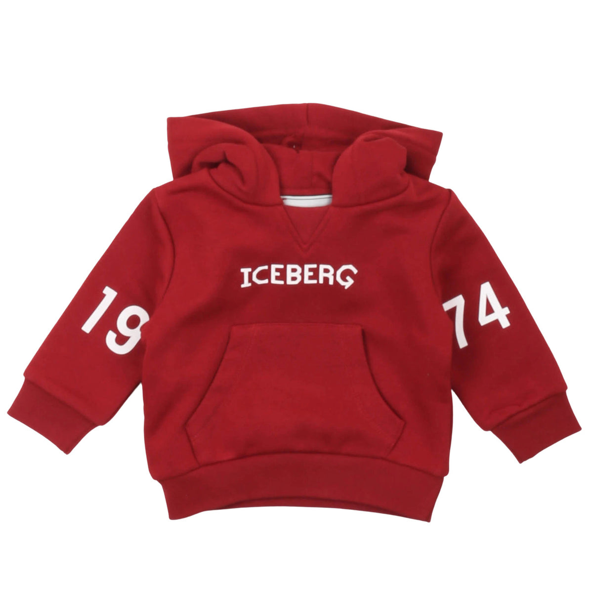 iceberg - FELPA CHIUSA CON CAPPUCCIO