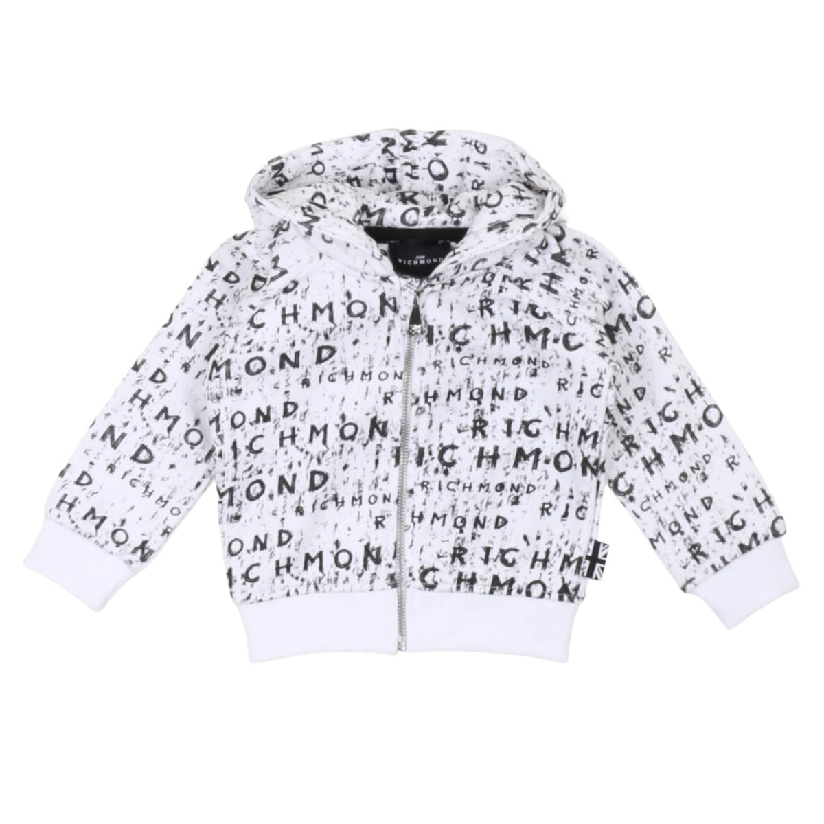 john richmond - FELPA ZIP GABBIS